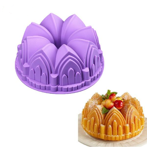 Big Crown Shape Silicone Cake Mold