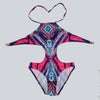 Brilliant Flower One Piece SwimSuit