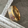 18k Gold & Silver Jesus Ring